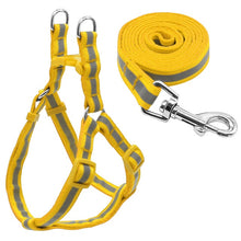 Load image into Gallery viewer, 7 Colors Nylon Reflective Dog Harness Leash Lead Set