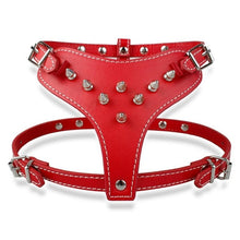 Load image into Gallery viewer, Adjustable Spiked Studded Harness