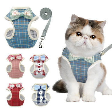 Cute Cat Harness and Leash Set