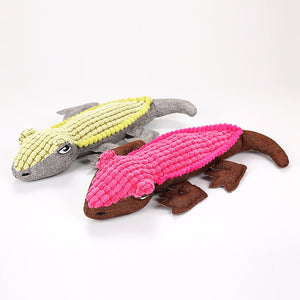 Plush Crocodile Doormat