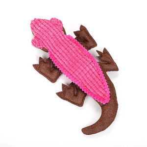 Plush Crocodile Doormat