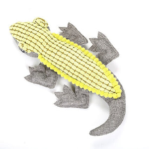 Plush Crocodile Doormat